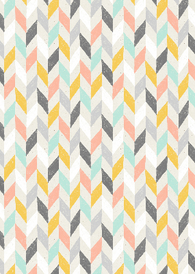 Blackout roller blind Colorful herringbone