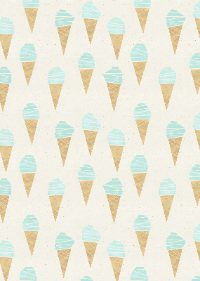 Blackout roller blind Ice cream in a cone