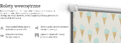 Blackout roller blind ice cream variant