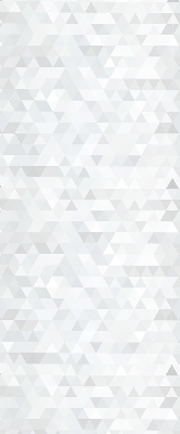 Blackout roller blind for window Gray triangle pattern