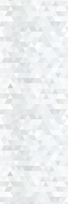 Blackout roller blind for window Gray triangle pattern