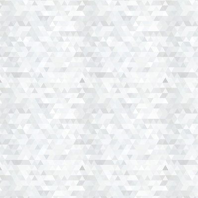 Blackout roller blind for window with gray triangle pattern
