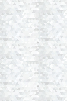 Blackout roller blind for window Gray triangle pattern