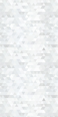 Blackout roller blind for window with gray triangle pattern