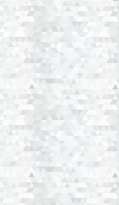 Blackout roller blind for window Gray triangle pattern