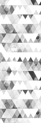 Blackout roller blind Gray triangle pattern