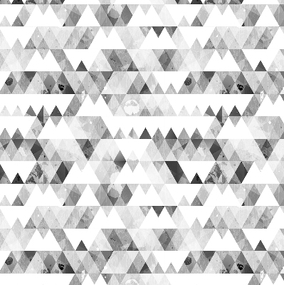 Blackout roller blind Gray triangle pattern