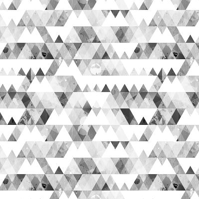 Blackout roller blind Gray triangle pattern