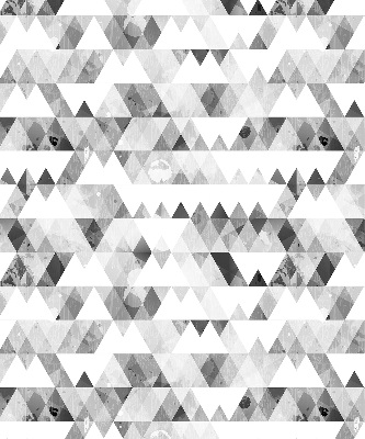 Blackout roller blind Gray triangle pattern