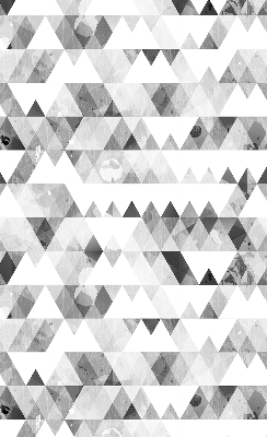 Blackout roller blind Gray triangle pattern