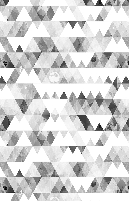 Blackout roller blind Gray triangle pattern