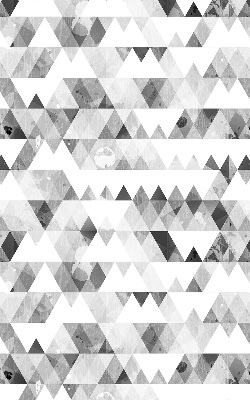 Blackout roller blind Gray triangle pattern