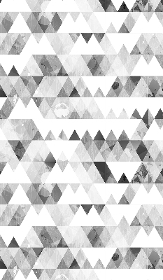 Blackout roller blind Gray triangle pattern