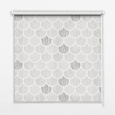 Blackout roller blind for window Gray scales
