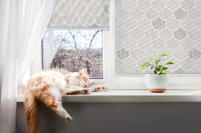 Blackout roller blind for window Gray scales
