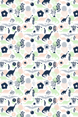 Blackout roller blind for window Colorful dinosaurs