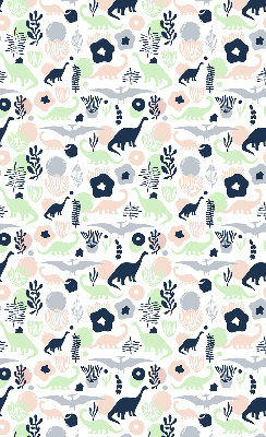 Blackout roller blind for window Colorful dinosaurs