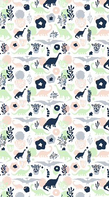 Blackout roller blind for window Colorful dinosaurs