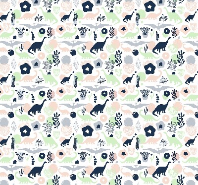 Blackout roller blind for window Colorful dinosaurs