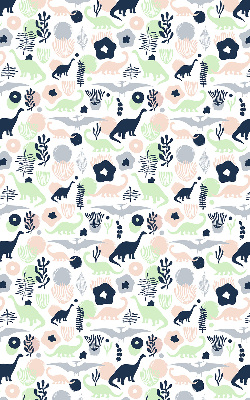 Blackout roller blind for window Colorful dinosaurs