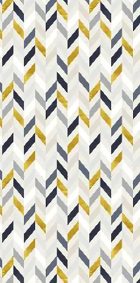 Blackout roller blind in colorful herringbone pattern