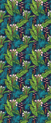 Blackout roller blind Exotic plants