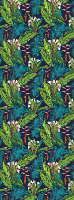 Blackout roller blind Exotic plants