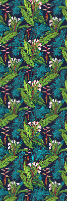 Blackout roller blind Exotic plants