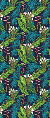 Blackout roller blind Exotic plants