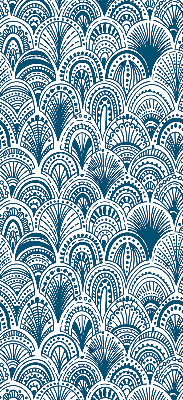 Blackout roller blind Blue pattern