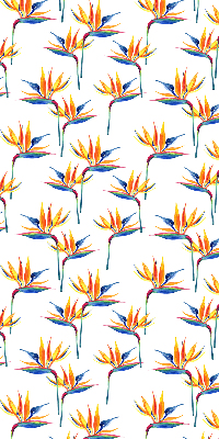 Fabric roller blind for window Colorful leaves