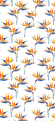 Fabric roller blind for window Colorful leaves