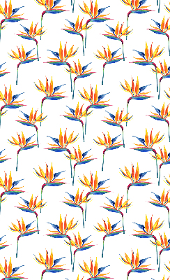 Fabric roller blind for window Colorful leaves