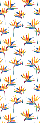 Fabric roller blind for window Colorful leaves