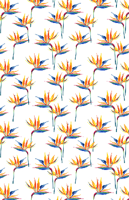 Fabric roller blind for window Colorful leaves