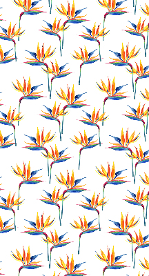 Fabric roller blind for window Colorful leaves