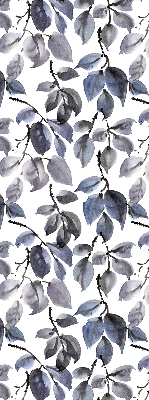 Blackout roller blind Dark leaves