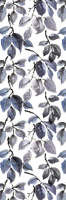 Blackout roller blind Dark leaves