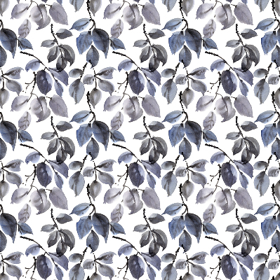 Blackout roller blind Dark leaves