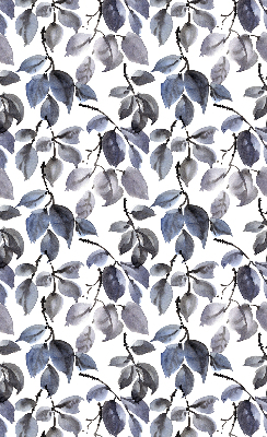 Blackout roller blind Dark leaves