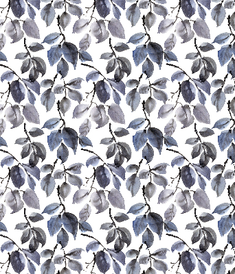 Blackout roller blind Dark leaves