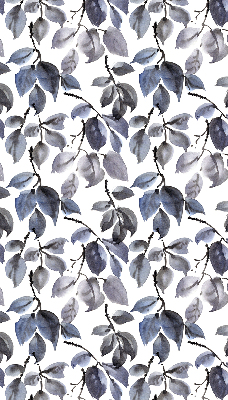 Blackout roller blind Dark leaves