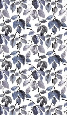Blackout roller blind Dark leaves