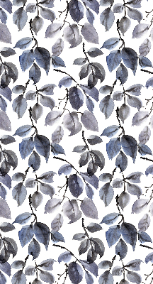Blackout roller blind Dark leaves