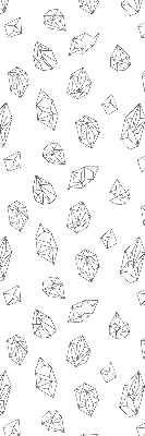 Fabric roller blind for window geometric shapes pattern