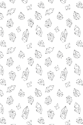 Fabric roller blind for window Geometric shapes