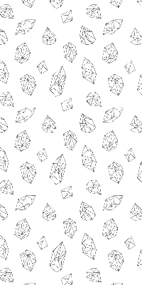 Fabric roller blind for window Geometric shapes