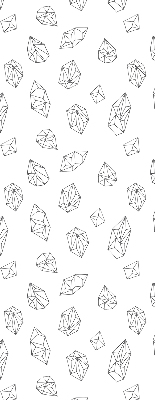 Fabric roller blind for window Geometric shapes