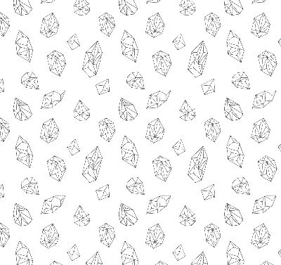 Fabric roller blind for window Geometric shapes