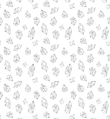 Fabric roller blind for window geometric shapes pattern